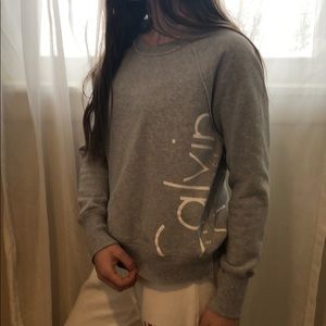 Calvin Klein cropped sweater shirt